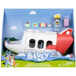 BLUEY S15 Jet Flugzeug – Spielzeugflugzeug mit Figurenfunktion, Kinder Spielset zur TV-Serie Bluey