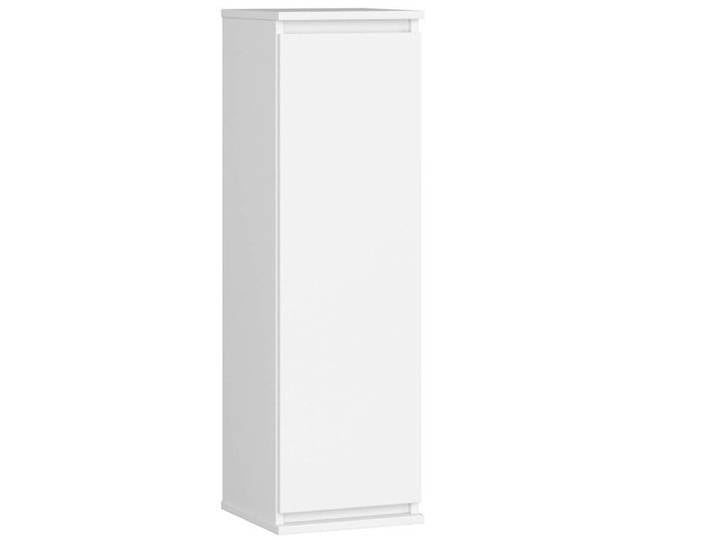 Vitrine armoire AKORD W30 Blanche 30 cm 1 porte façade Blanche 3 étagères 30x30x99 cm