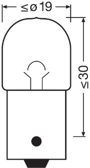 Osram Glühlampe, Kofferraumleuchte Original R10w 12v Doppelblister 50082bl