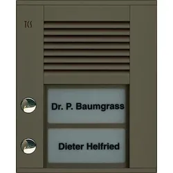 TCS PDS02-EB/04 PDS TCS:BUS Audio Außenstation 2T AP bronze PDS02EB04