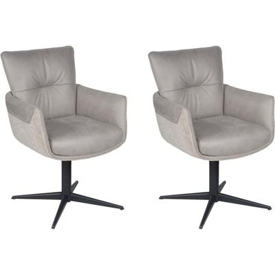 Esszimmerstuhl HOME AFFAIRE "Milano", grau (beige, schwarz, beige), B:62cm H:90cm T:63cm, Stühle, Esszimmerstuhl, Drehstuhl Milano beige