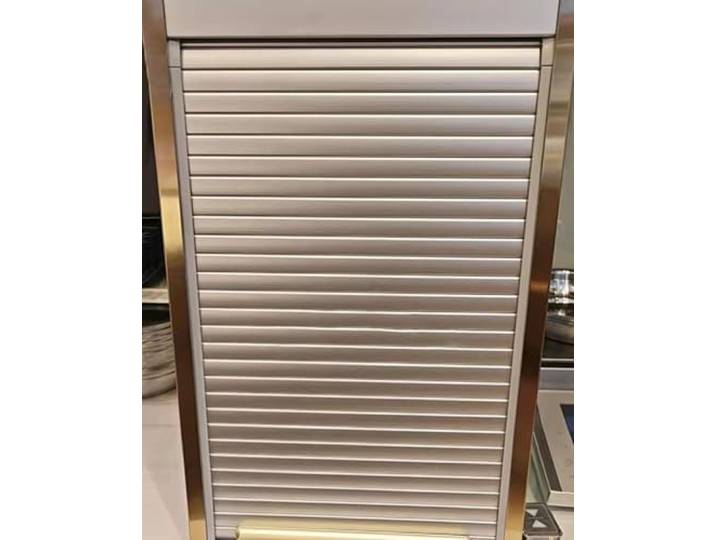 Schrankfronten mit Rolladen, Rolltür for Schrank, silbergrau, verschiedene Größen(50x50cm (19.7x19.7 ))