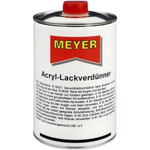Meyer Verdünnung 0510.0001.005, 1 Liter, Acrylverdünnung für lösemittelhaltige Acryllacke
