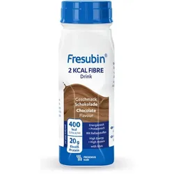 Fresubin 2 kcal Fibre Trinknahrung Schokolade - Aufbaukost 4X200 ml