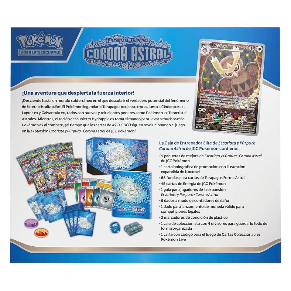 Pokémon Pokemon TCG: Pokemon - Scharlach & Violett - Stellare Krone - Elite Trainer Box - ES (Spanisch, Elite / Top Trainer Box) (820650505539)