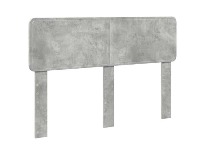 Makastle Kopfteil Betongrau Holzwerkstoff 153x90 cm Minimalistisches Design