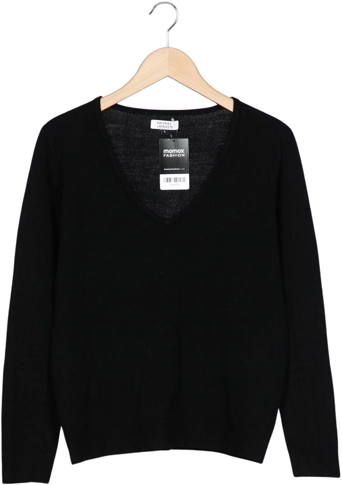 Galeries Lafayette Damen Pullover, Schwarz, Gr. L, Synthetik - Second Hand
