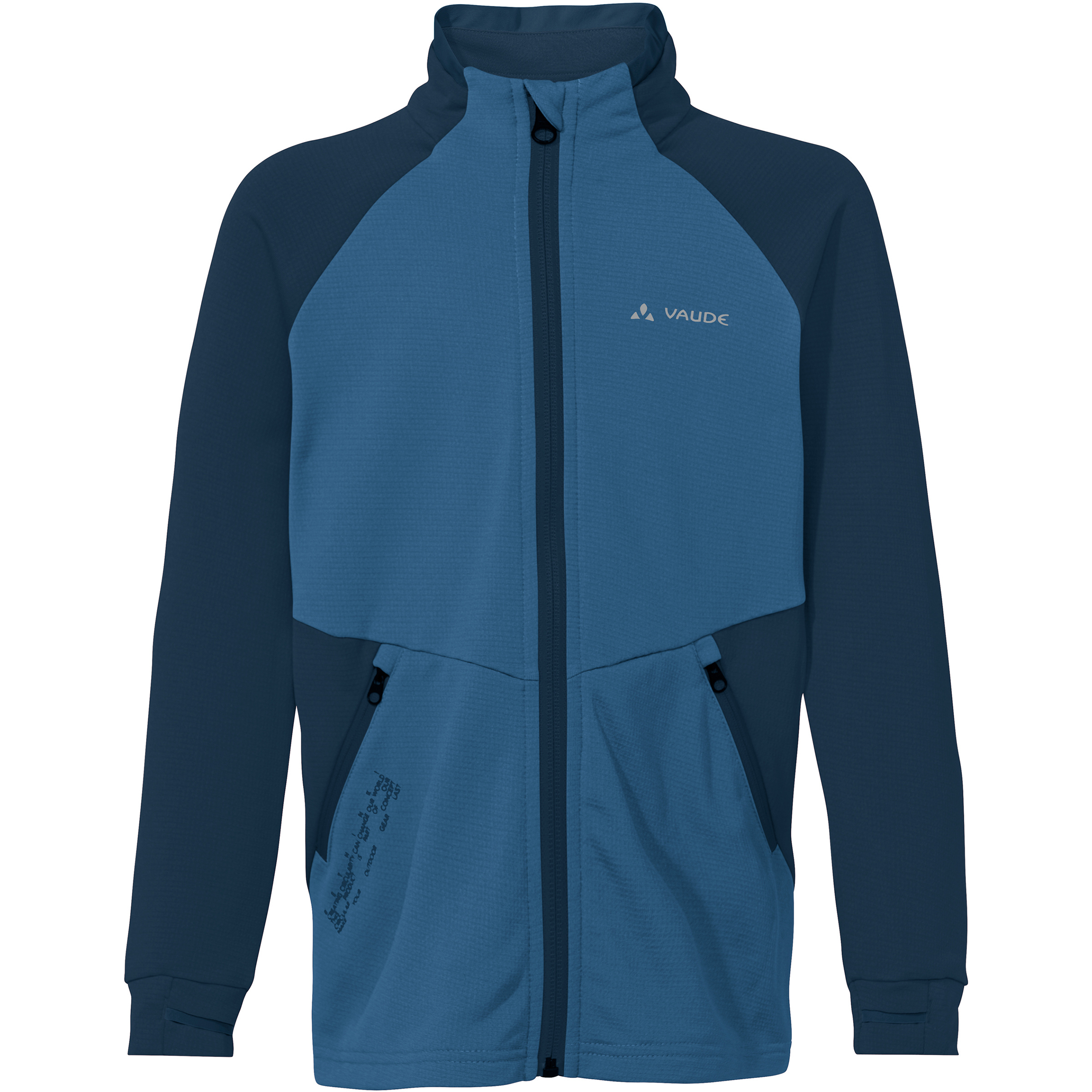 Vaude Detective Fleece Kinder Fleecejacke blau Größe 122 Trekking