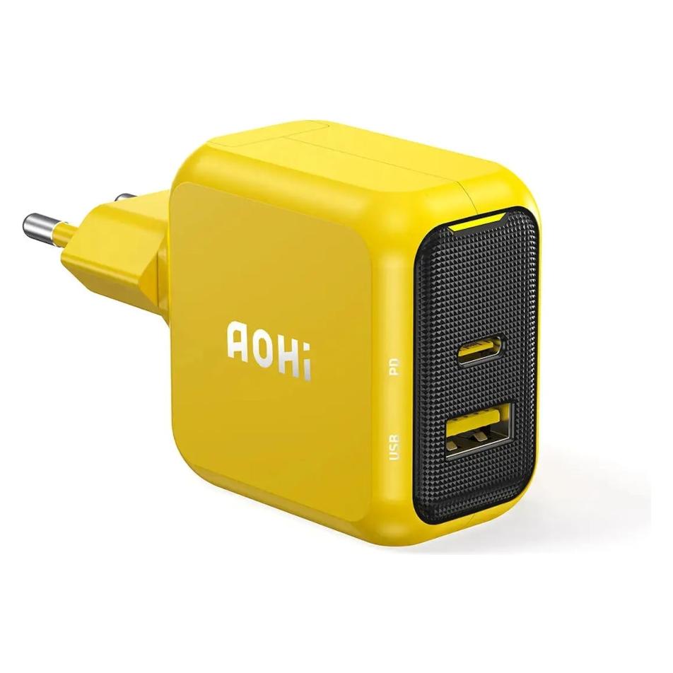 Aohi Ładowarka Ładowarka Magcube PD 67W 1x USB-C, 1x USB-A (67 W, 2 Ports) (AOC-C011)