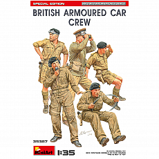 MiniArt - British Armoured Car Crew - Special Edition - 1:35 - 5 Figuren 310923