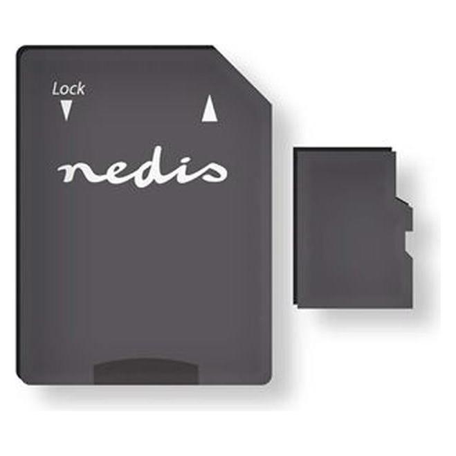 Nedis Speicherkarte microSDXC 128 GB Schreibegeschwindigkeit: 90 MB/s Lesegeschwindigkeit: 45 MB/s U (128 GB, microSDXC, UHS-I) (MMSD128100BK)