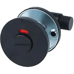 MS Beschläge Türrosetten Schwarz - Edelstahl Clipsrosetten Paar WC - Metallunterkonstruktion