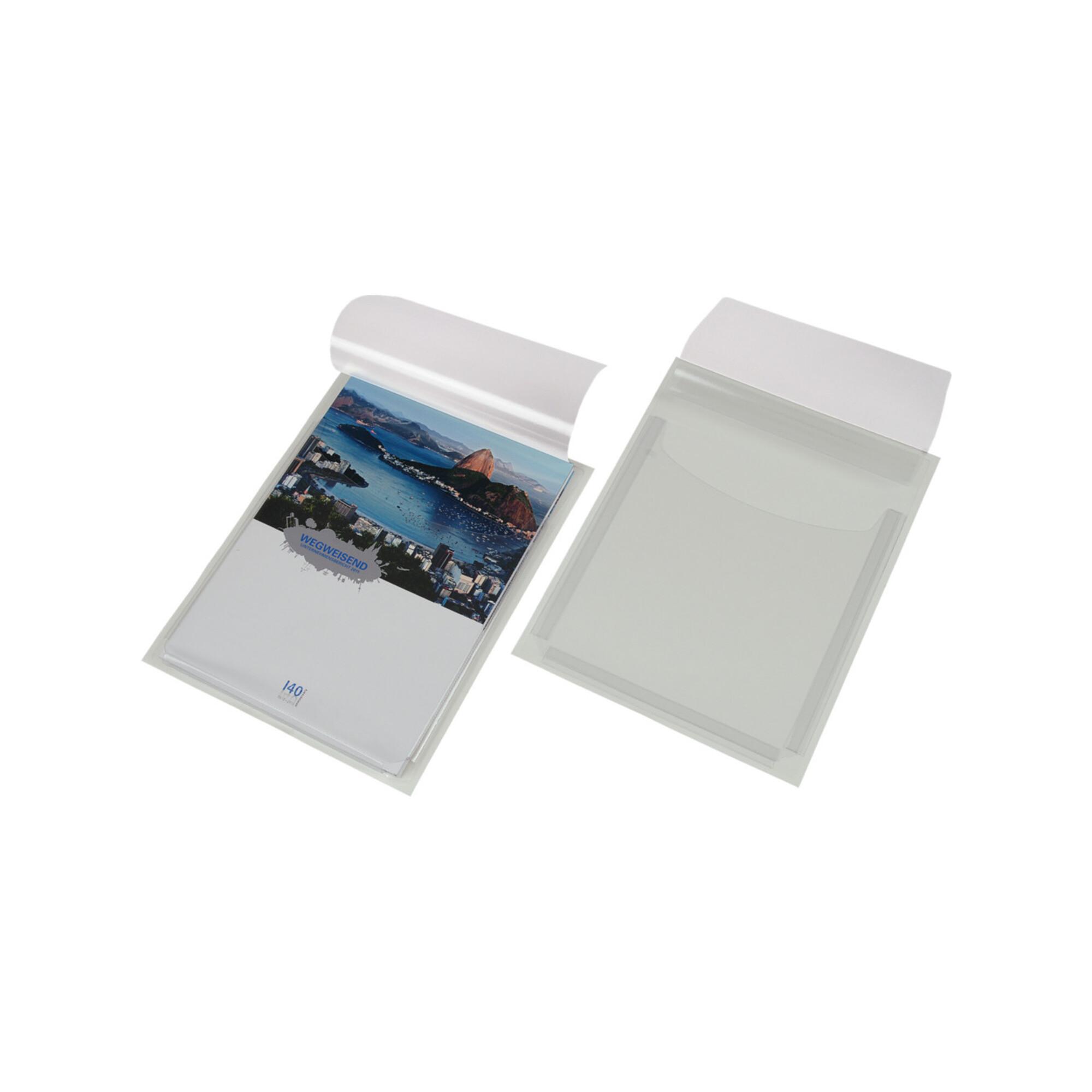Eichner selbstklebende Tasche aus transparenter Vinyl-Folie DIN A4 10 Stk. (9218-02013)