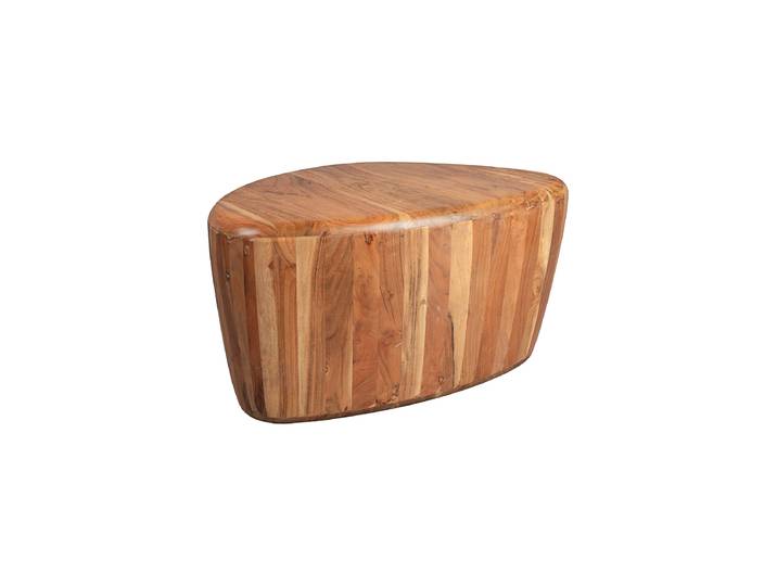 Handgefertigter Design Beistelltisch „Ayla“ Akazienholz Natural Dutchbone