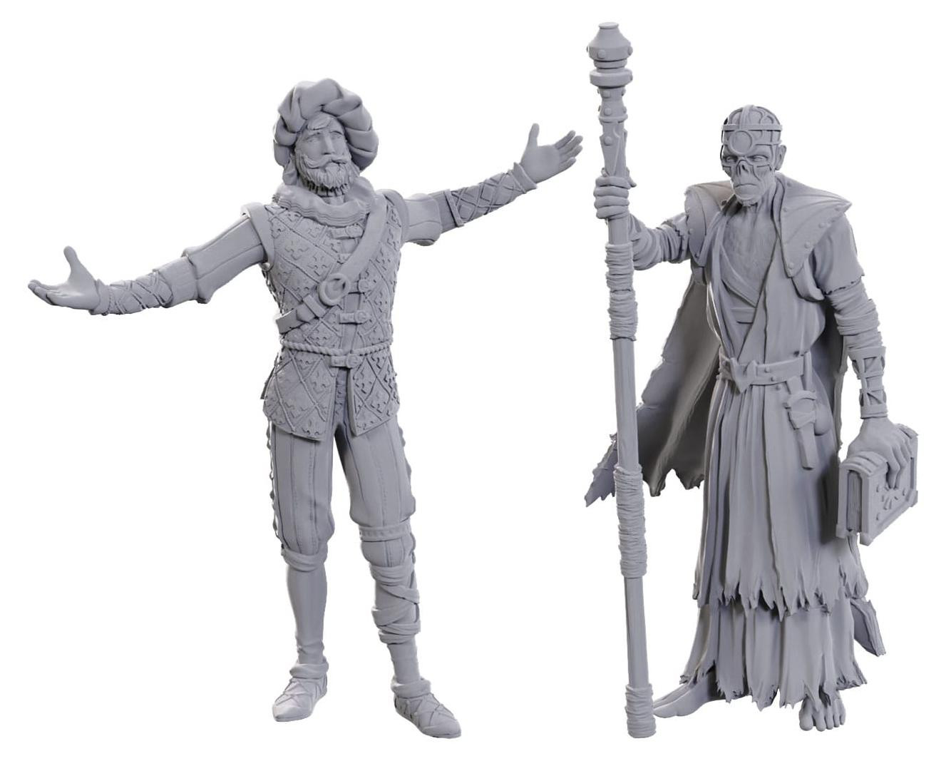 Wizkids D&D Nolzur's Marvelous Miniatures Volo & Withers ongeschilderde miniatuurfiguren