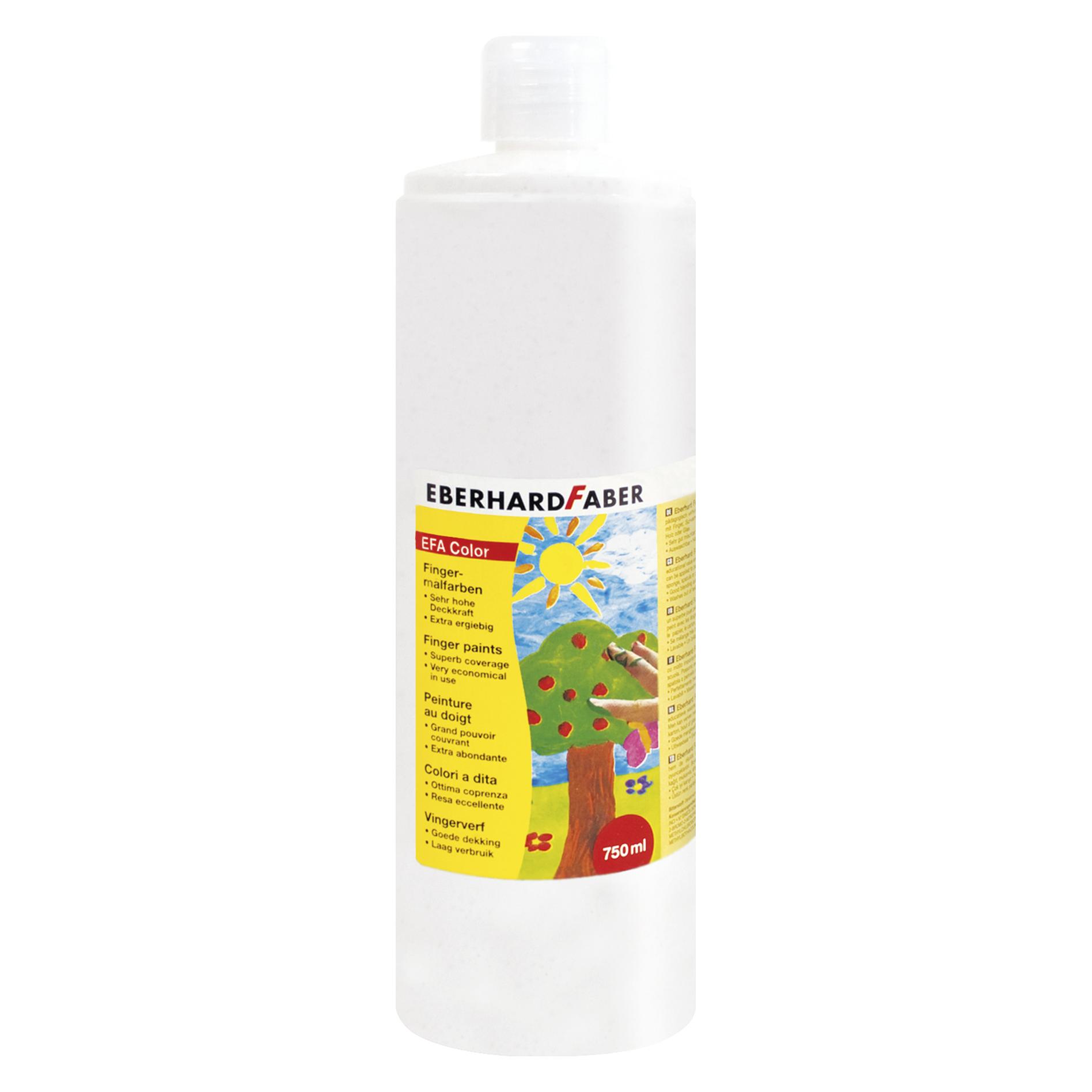 EberhardFaber Fingerfarbe 750 ml, Weiss (750 ml) (578901)