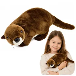 Plüschtier Otter Kuscheltier Braun 37cm