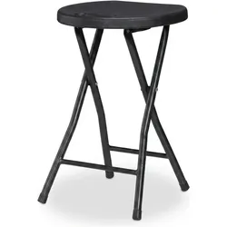 Relaxdays, Hocker, 2x Klapphocker (31 x 30 x 46 cm)