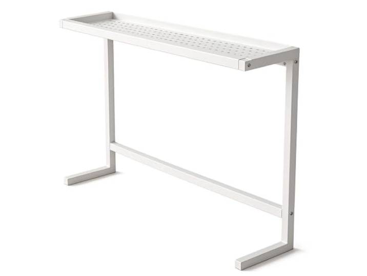 Heizkörperregal, 30 kg Stahlrahmen, ausgeschnittene Tischplatte Heizkörperabdeckung, Erhältlich 15cm oder 20cm Breite, eingelassene Tischplatte, vielseitig einsetzbar(White,70x15cm)