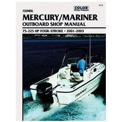 Mercury Mariner 75-225 HP 4-Stroke Outboards (2001-2003) Service Repair Manual, Ratgeber von Haynes Publishing