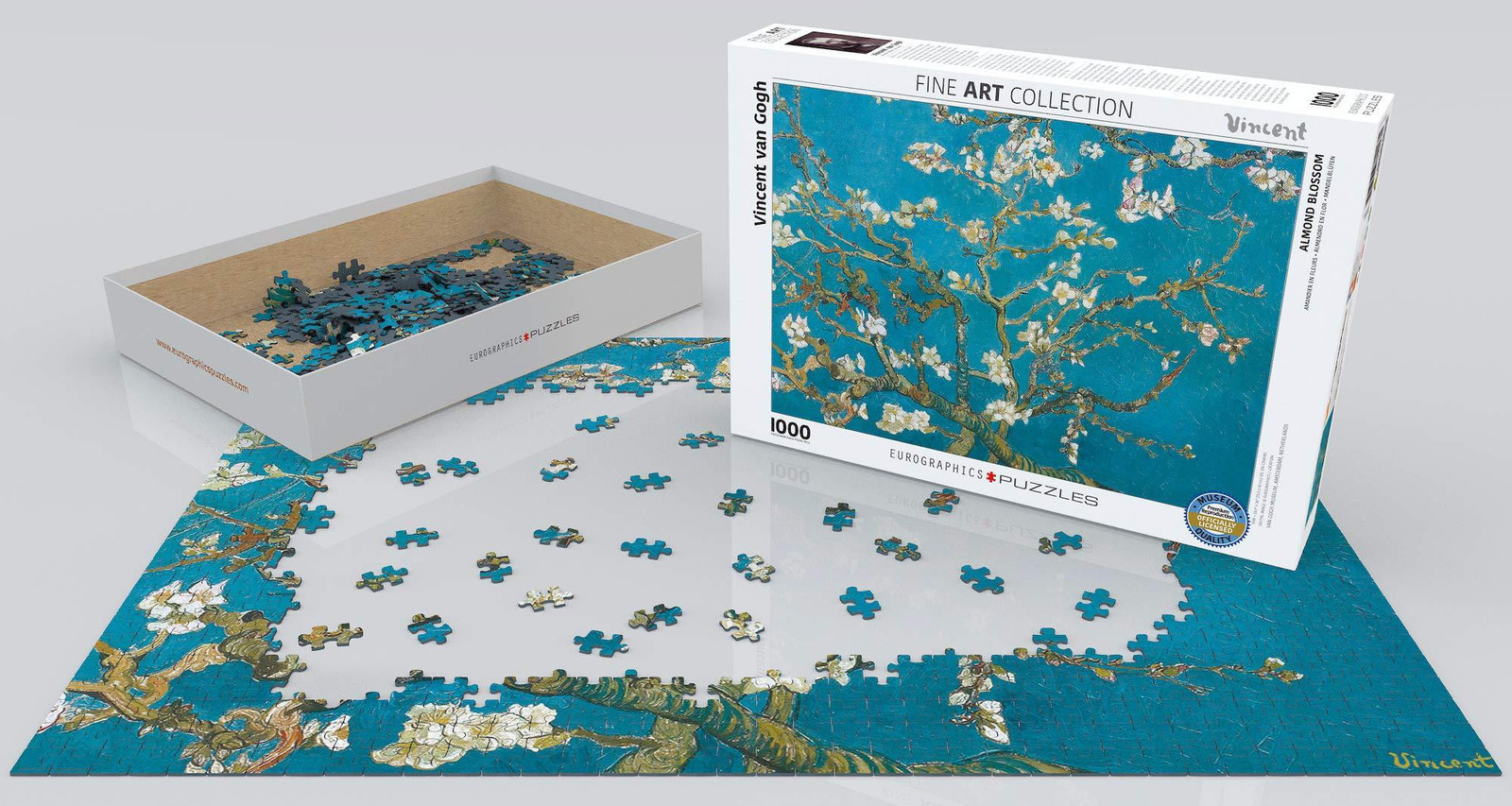 Van Gogh Amandelbloesem Puzzel - 1000 stukjes