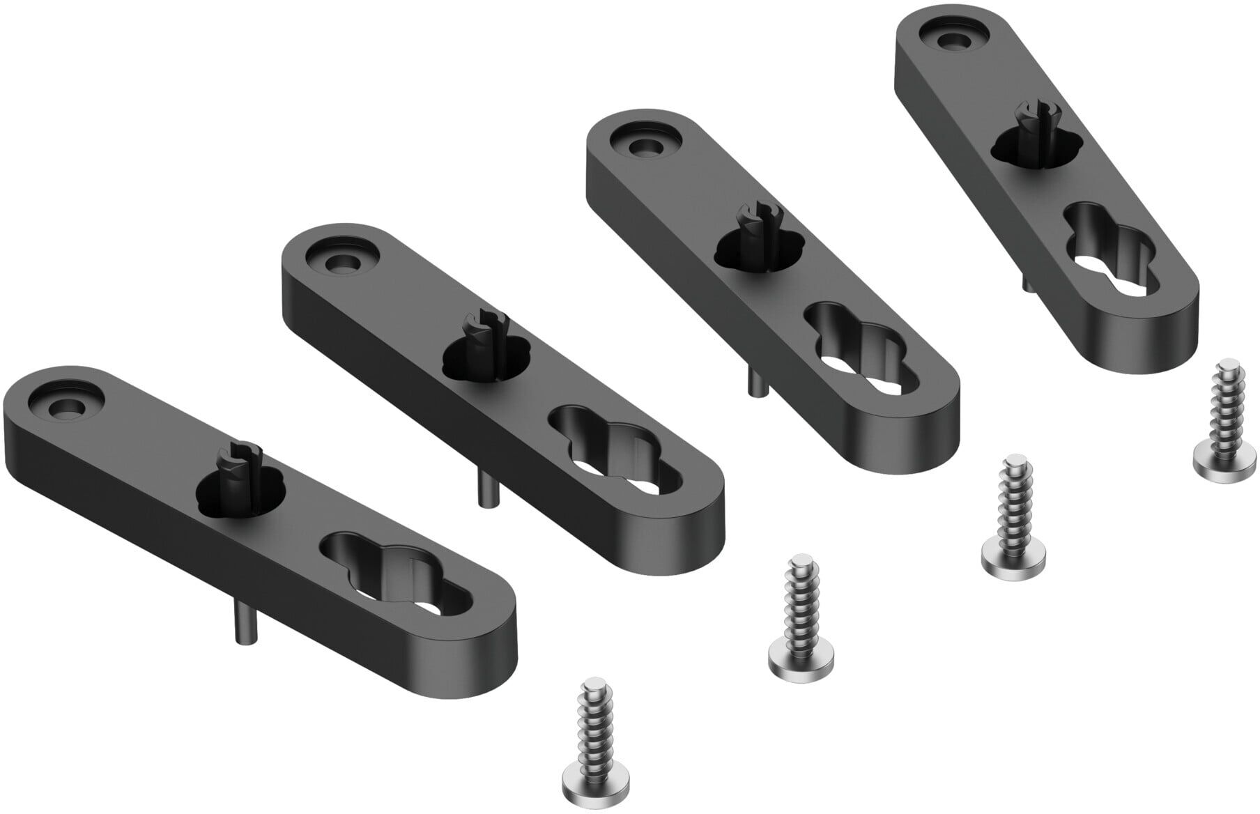 Spelsberg Außenbefestigungslasche GEOS ABL-10 20 x 10 x 95mm schwarz Set 4x (72002001)