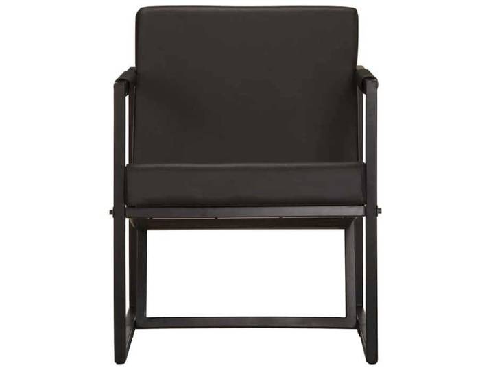 Mode Fauteuil noir cuir véritable - Pour adulte ou enfant - Poids maximal: 110 kg/siège_14722