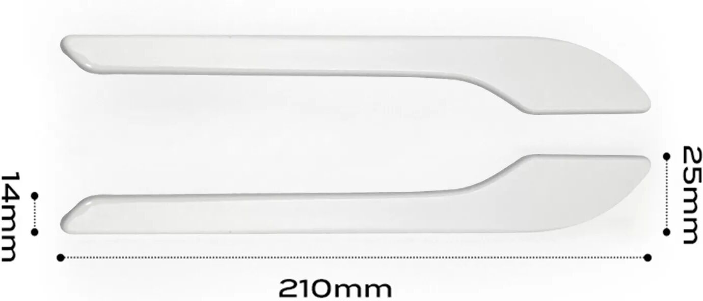 INF Autocollants de protection de poignée  4 pièces, pour Tesla modèle 3/Y Blanc