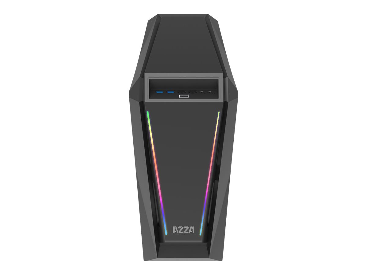 Azza CSAZ-410A Geh Midi ATX Chroma 410A Computerbehuizing met 1x RGB