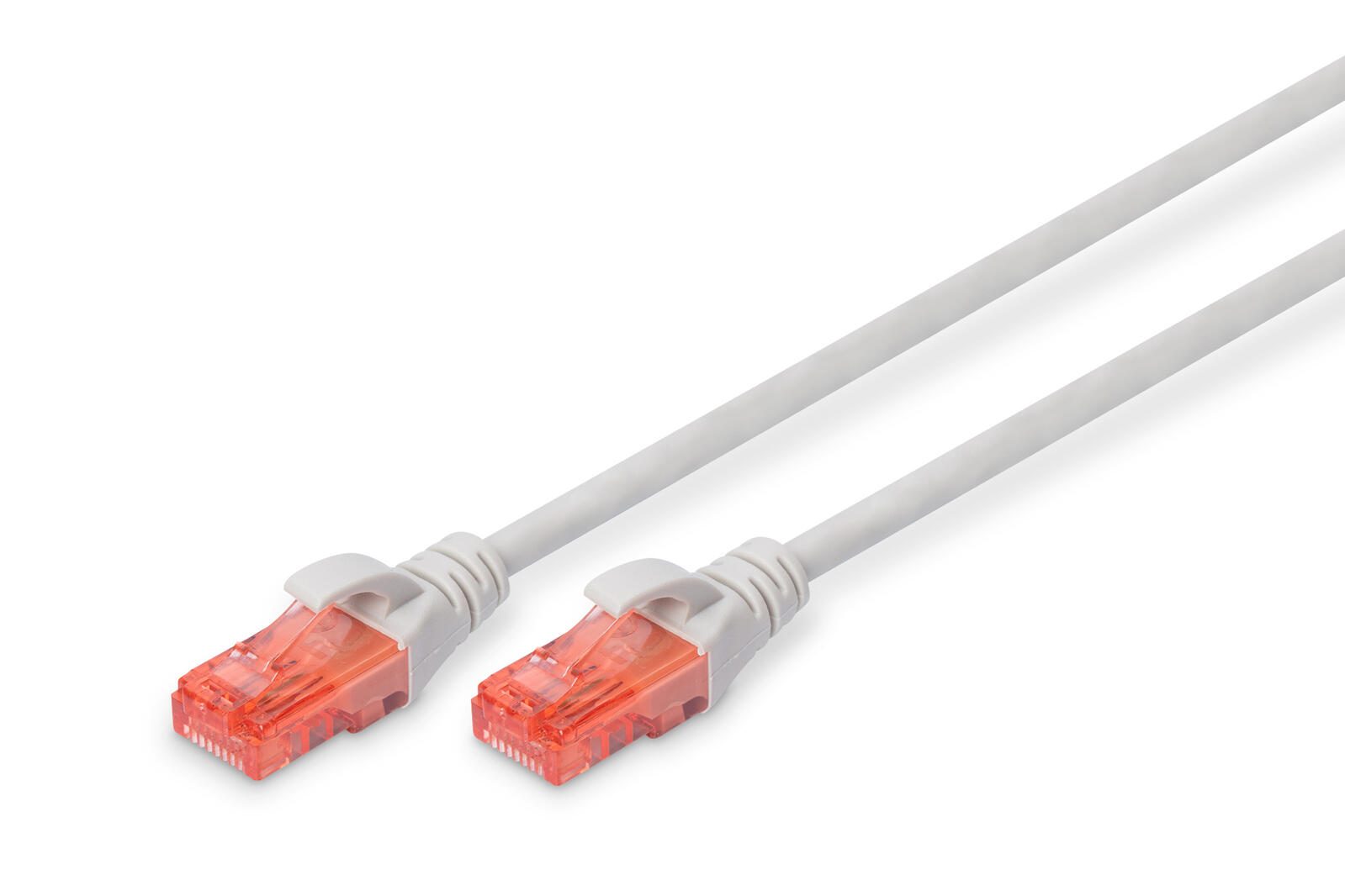 Digitus Patch-Kabel RJ-45 (M) zu RJ-45 (M) 2m Kupfer U/UTP Cat 6 grau (DK-1617-020)