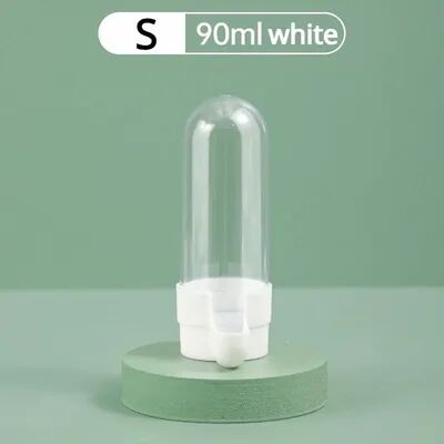 Inspire Daily Merch Squirrel Parrot Hanging Pet Feeder Water Dispenser Birds Food Box Cage Accessories white s