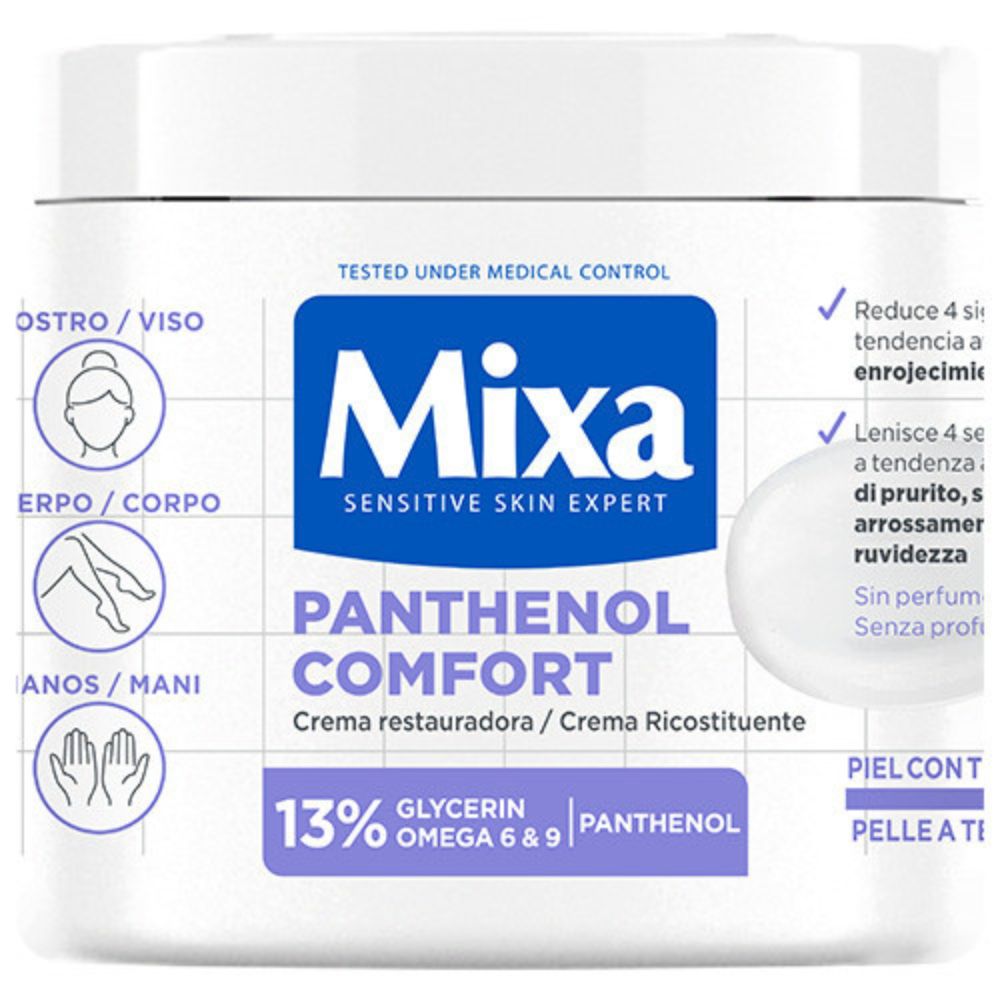 Mixa Panthenol Comfort Cream for Atopic-Prone Skin 400mL