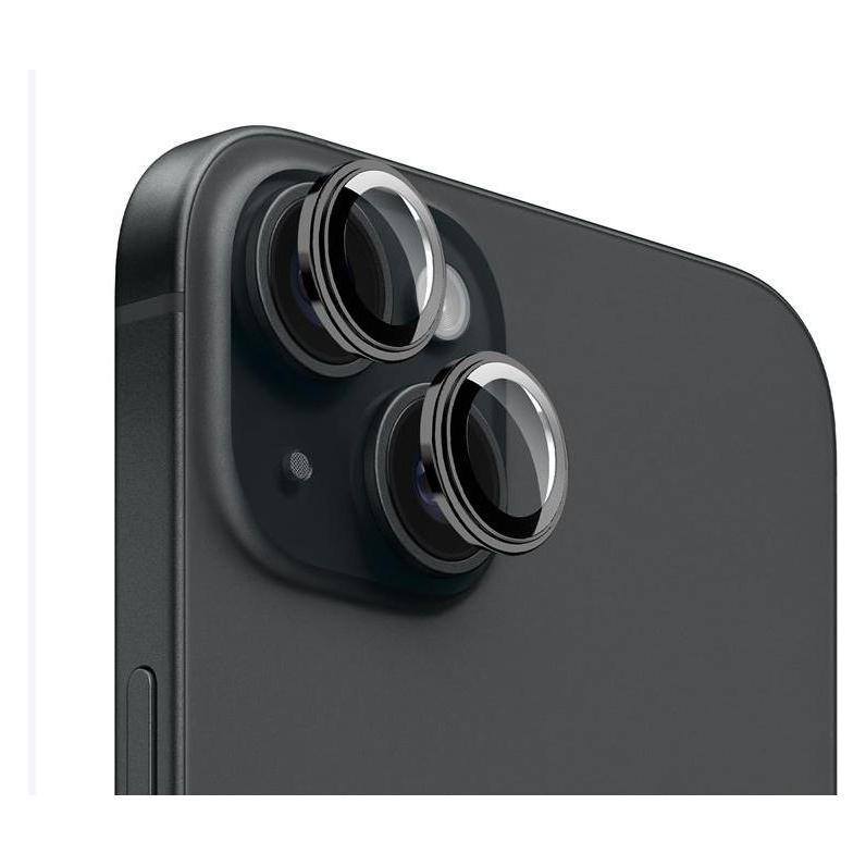Mobile Origin Easy Lens Guards Schutzglas für das Objektiv für Apple iPhone 15/15 PLUS schwarz (1 Stk., Apple iPhone 15, Apple iPhone 15 Plus) (FRL-LSG-i15-BLK)