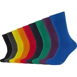 CAMANO Herren Socken Online comfort cotton Socks 9p, Größe 39-42 in Blau Blau