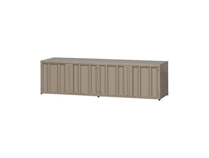 Meuble TV 44x160 cm Métal Sable Level