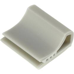 TRU COMPONENTS Befestigungssockel TC-6645720 für Flachbandkabel Hellgrau 100 St.