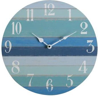 Value Selection Dolliver 15.75 Inch Rustic Wood Wall Clock For Farmhouse And Coastal Decor Dolliver 15.75 Inch Rustic Wood Wall Clock For Farmhouse And Coastal Decor