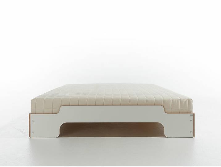 Stapelpoolliege Komfort Müller Möbelwerkstätten weiß, Designer Rolf Heide, 143x27.5x0 cm
