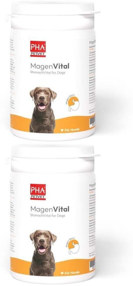 PHA Petvet PHA MagenVital Pulver f.Hunde 2x 2x200 g
