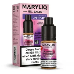 Maryliq Blueberry Watermelon Lemonade NicSalt Liquid 10ml / 20mg