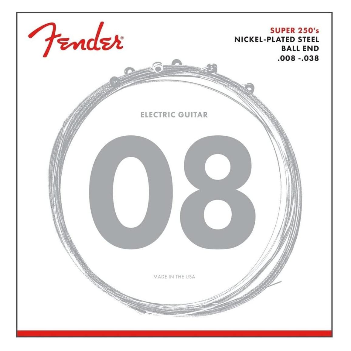 Fender Super 250's SL 008/038 (6x, E-Gitarre, 0.04") (46535117)