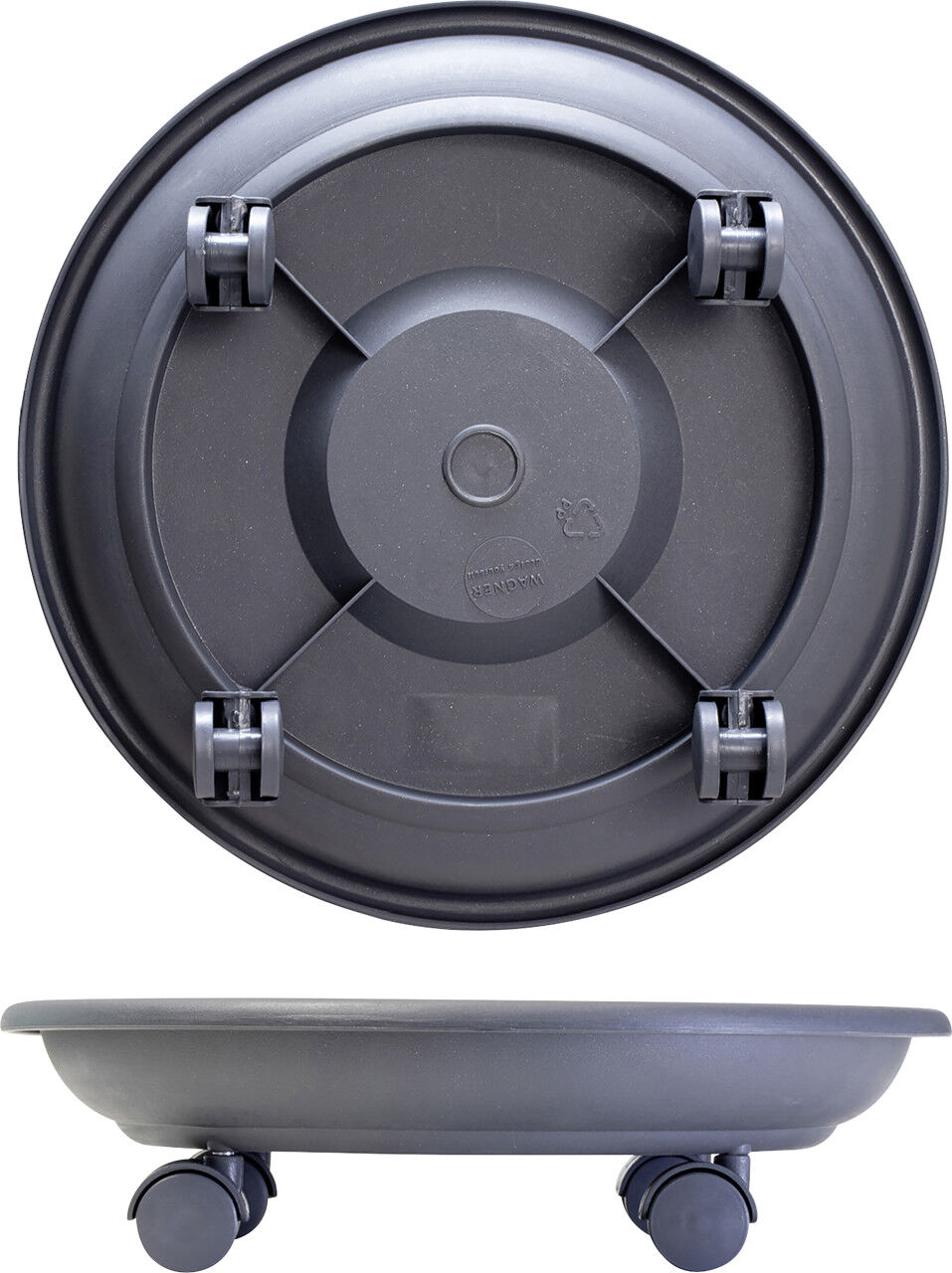 Wagner-System Wagner Pflanzenroller Serie K Kunststoff Ø 34 cm anthrazit