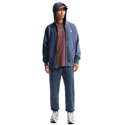 Nike Club Fleece-Kapuzenjacke Herren - blau - M