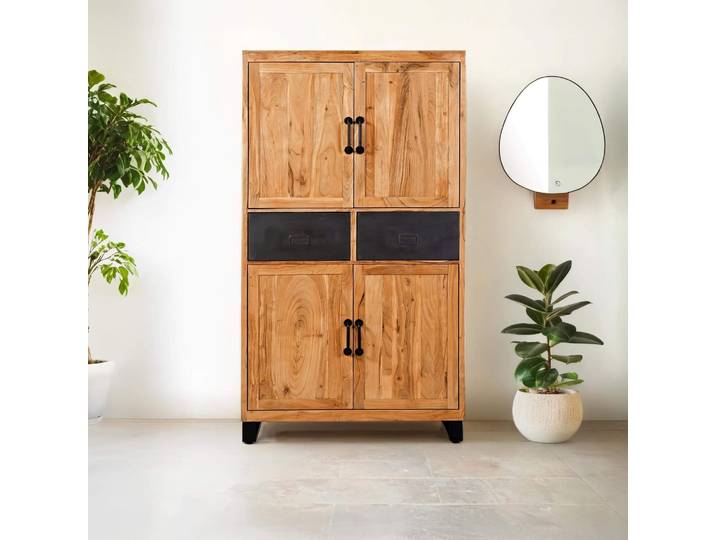 Buffet haut vaisselier en bois d'acacia - Osaka