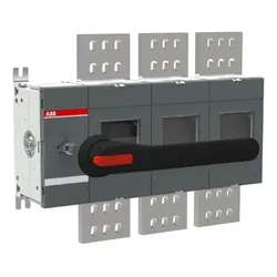 ABB OT2000EP03P Erdungsschalter 3-polig mit Griff und Welle Icw / 1 Schließer 55kA Icw / 0,25s 80 kA Icm 176 kA