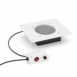 BarberPub Nagelstaubsauger mit 2 Staubsammelbeuteln, 60 W Staubabsaugung für Nägel, Nagelstaubsammler Weiß, Nagelabsauger Einbau, Leiser Nail Dust Collector für Nagelstudio, VC01