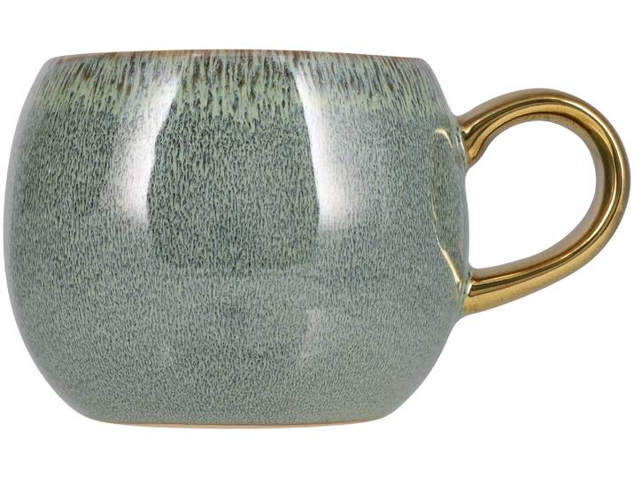 Luxury Mug grün/gold 400ml