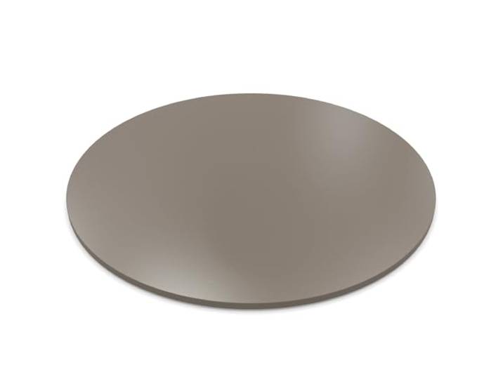 AUPROTEC Tischplatte 19mm rund Ø 1000 mm Congo Holzplatte melaminharzbeschichtet Spanplatte mit Umleimer ABS Kante Auswahl: 100 cm