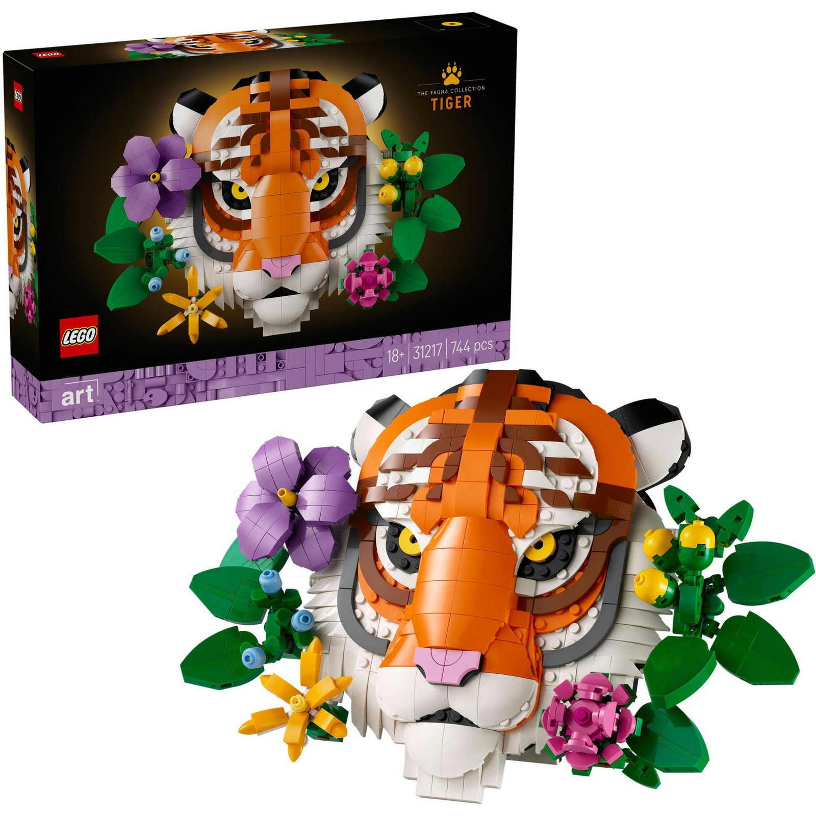 LEGO Art Collectie van de fauna – Tijger 31217