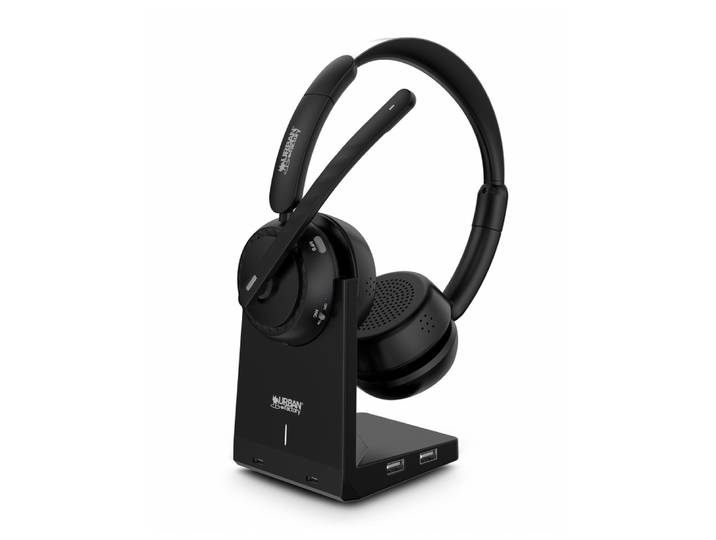 Urban Factory MOVEE MAX, Sans fil, Jouer, 356 g, Casque, Noir HBV70UF